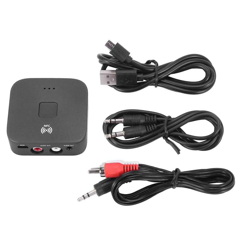 Bluetooth 5.0 Receiver Aptx Ll 3.5mm Aux Rca Jack Wireless Adapter
