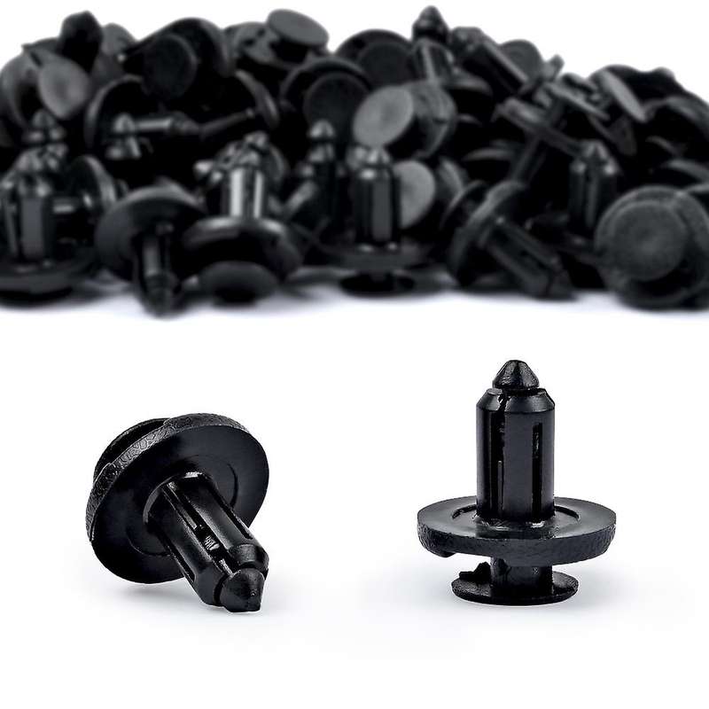 200pcs Bumper Clips 8mm for Infiniti Plastic Rivet Retainer Clips