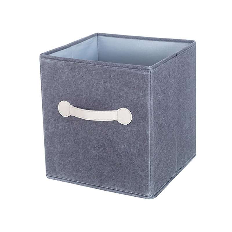 Fabric Storage Folding Children's Toy Storage Box Bedroom Gray