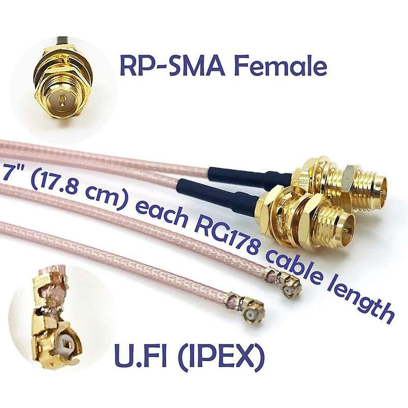 Wi-fi Long Range Dual Band 9 Dbi Antenna Rf Female Pigtail Antenna