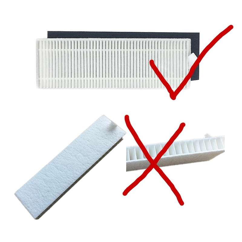 Replacement Side Brush Hepa Filter for Silvercrest Ssr1 Ssra1 Ilife