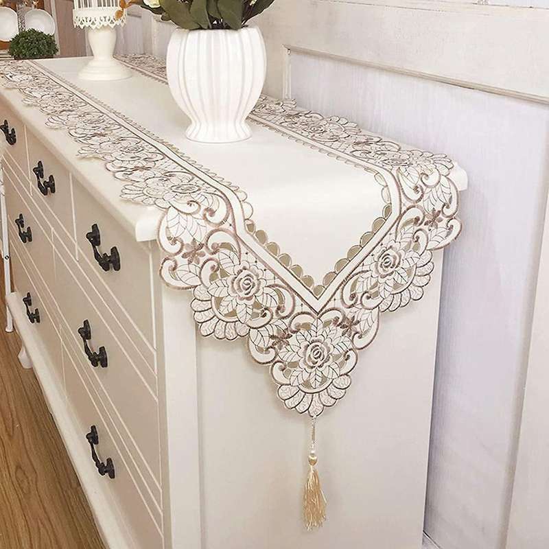 Tea Table Tv Cabinet Tablecloth Lace Banquet Decoration Tablecloth