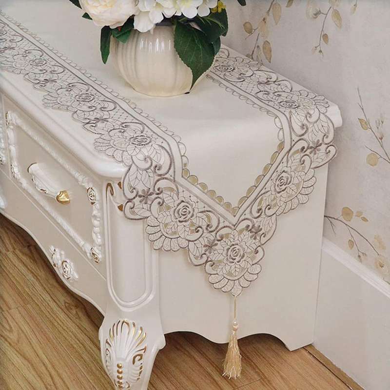 Tea Table Tv Cabinet Tablecloth Lace Banquet Decoration Tablecloth