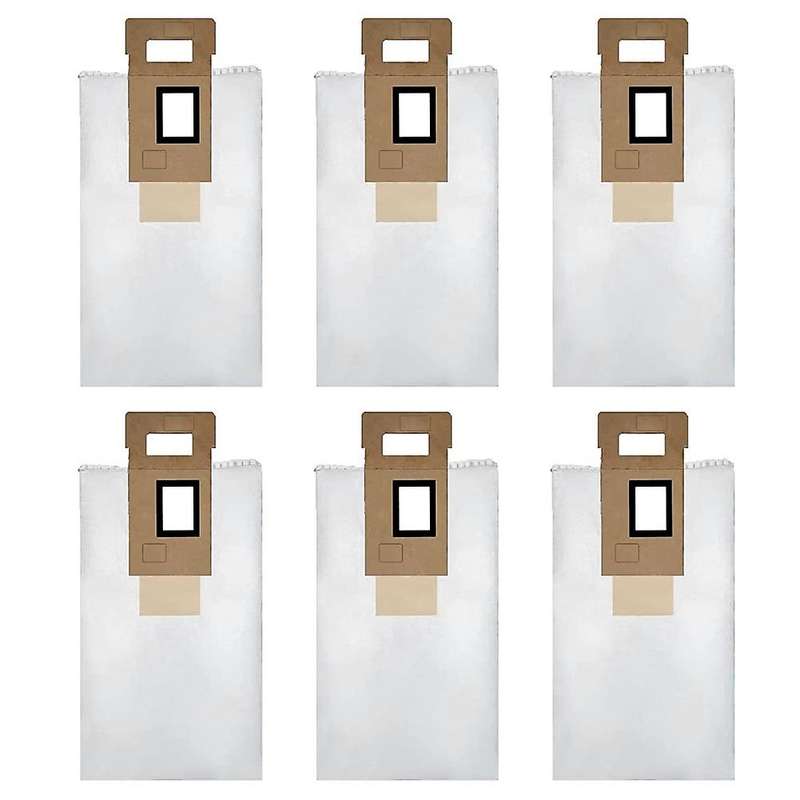 6pcs Dust Collection Bag for Parts Of Roborock S7 T7s T7s Plus (us)