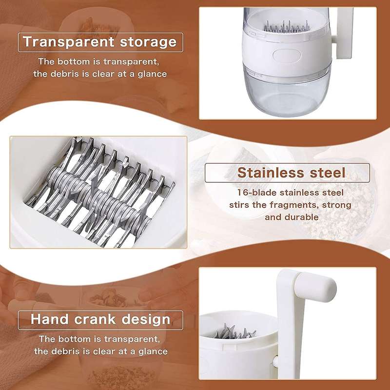 Nut Chopper Grinder for Walnut, Kitchen Multichopper Shredder