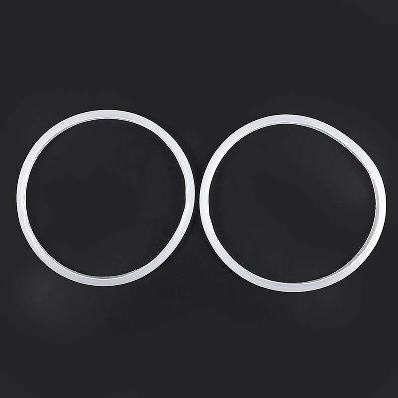 2 Pcs Rubber Gasket Seal Ring 20cm Inner Dia for 4l Pressure Cooker