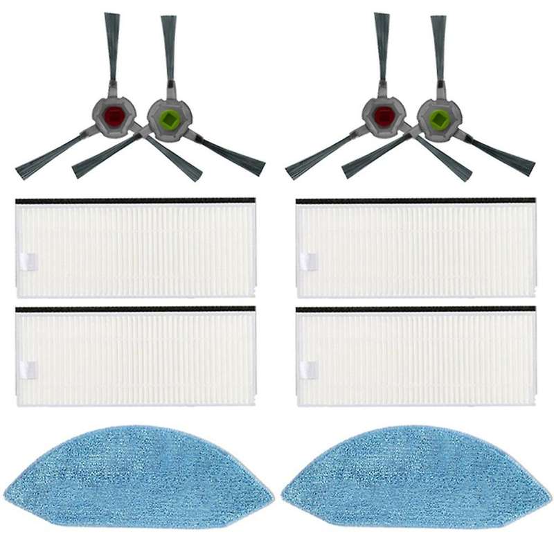 Replacement Side Brush Hepa Filter Mop Cloth for Ecovacs U2 Dgn22