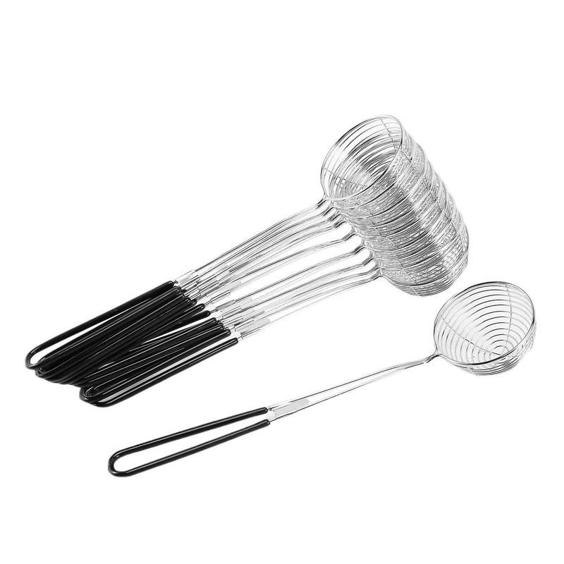 Stainless Steel Colander Sieve,with Handle for Hot Pot Eating Soup