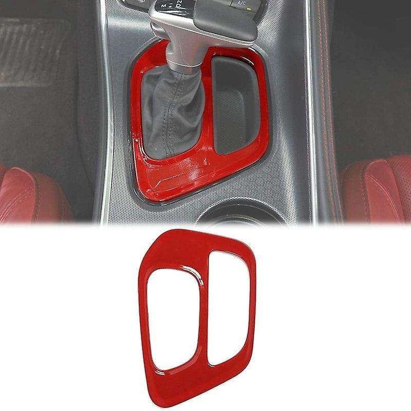 Gear Shift Panel Cover Trim for Dodge Challenger 2015-2020 (red)