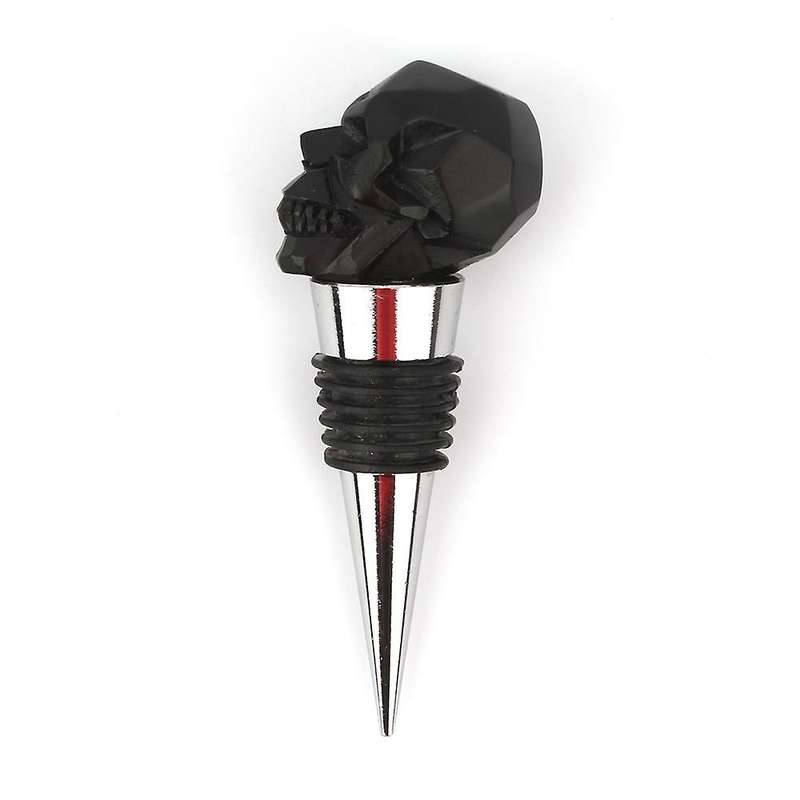 Halloween Skull Champagne Red Wine Bottle Stopper Kitchen Bar Tool