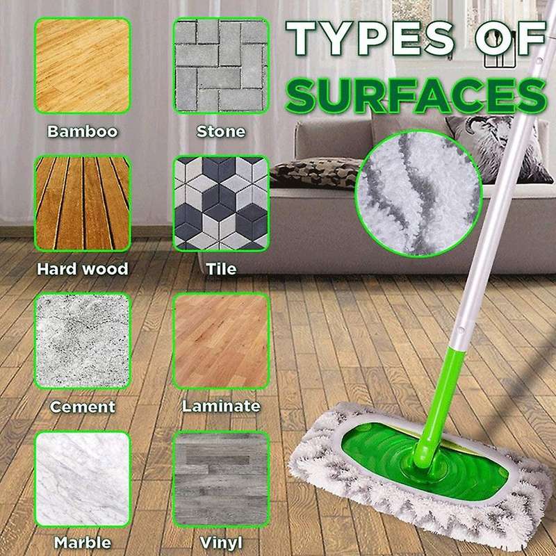 4pcs for Swiffer Sweepe Flat Mop Cloth Cover Wet and Dry Mop Head