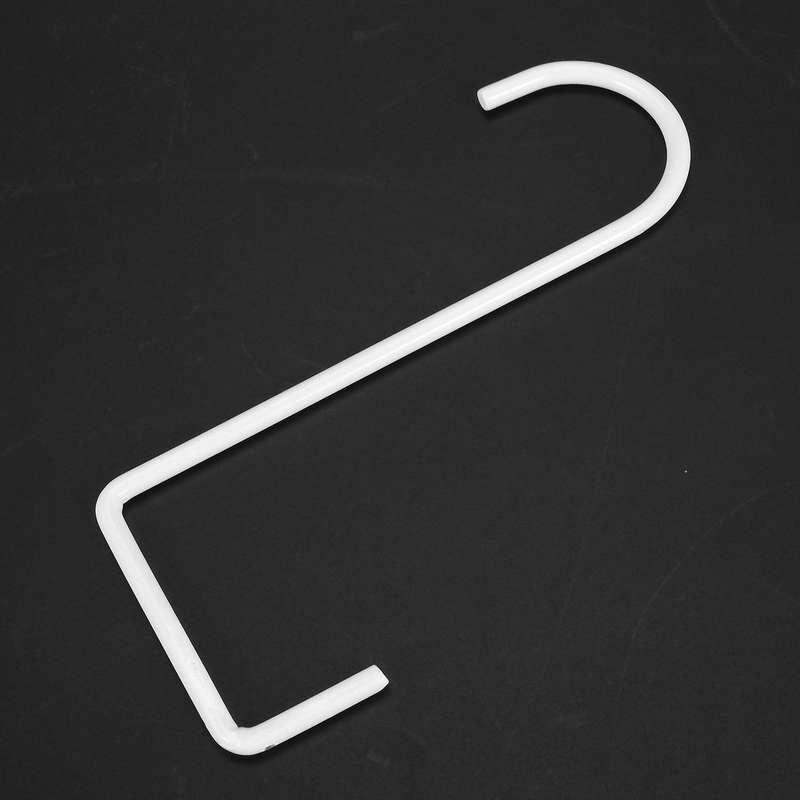 Patio White Powder Coated Steel Fence Hooks for Hanging Plants