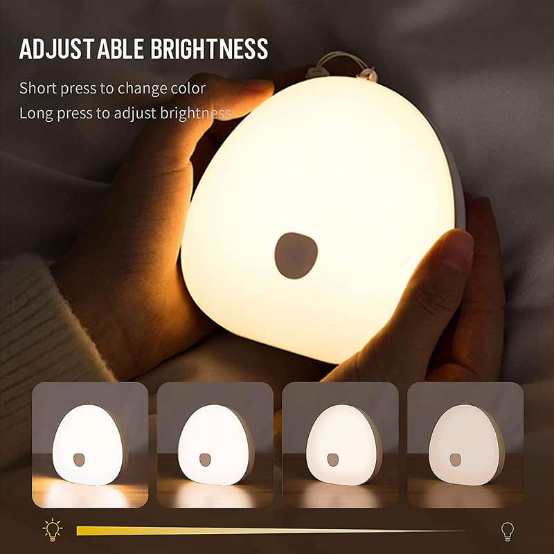 Children's Night Light, Led Night Light, Press Dimmable Night Lamp