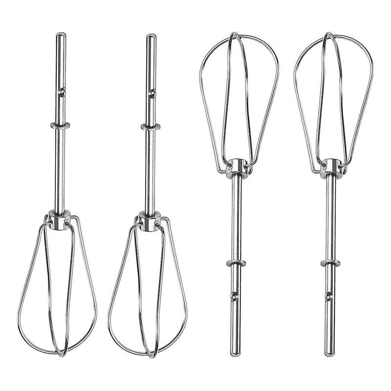4 Pack Stainless Steel Hand Mixer for Kitchenaid & Whirlpool Mixers