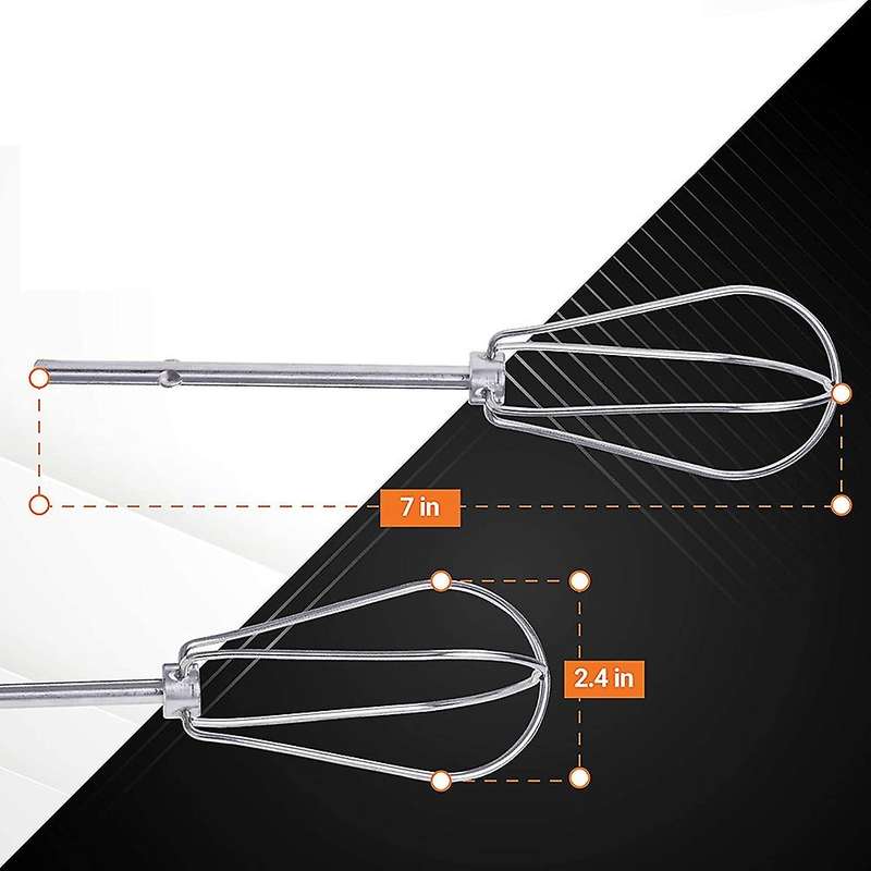 4 Pack Stainless Steel Hand Mixer for Kitchenaid & Whirlpool Mixers