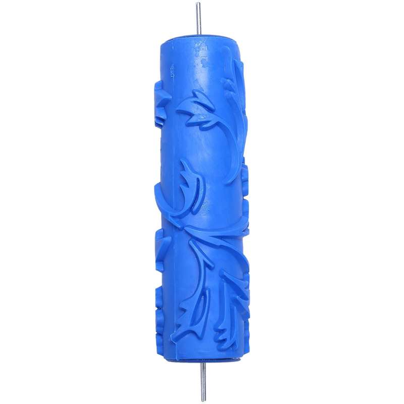7 Inch 3d Rubber Wall Decorative Painting Roller Rose Roller,110c