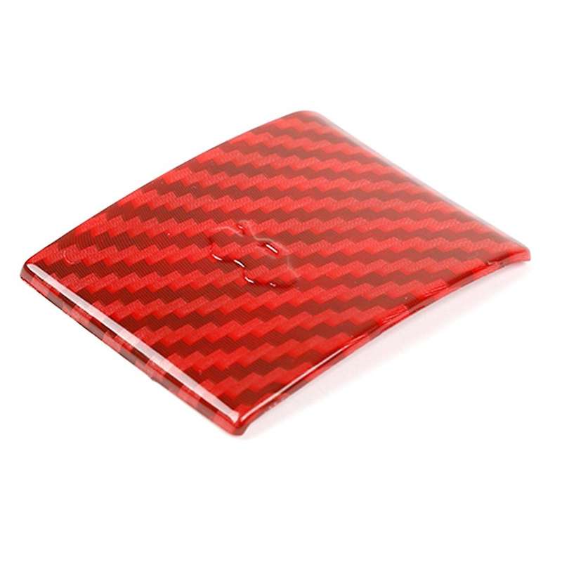 Front Cover Switch Trim for Dodge Ram 1500 2010-2017,red Carbon Fiber