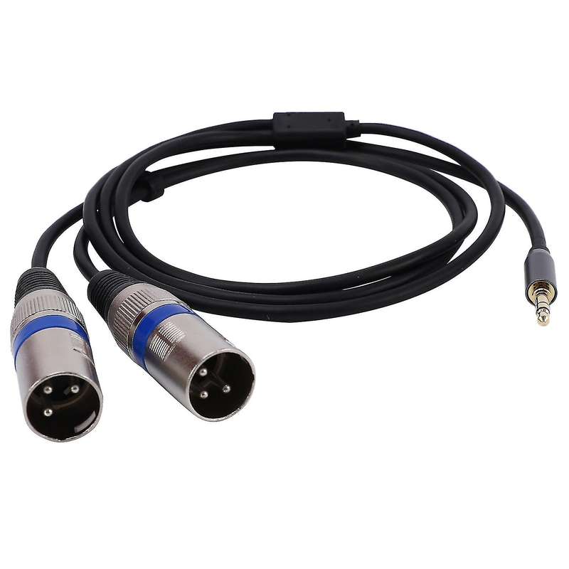 Multi-function Male Jack to Double Xlr Extension Cable 6.35/3.5mm 3m