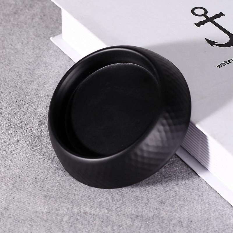 2pcs Black Candle Holder Scented Candle Bottom Holder