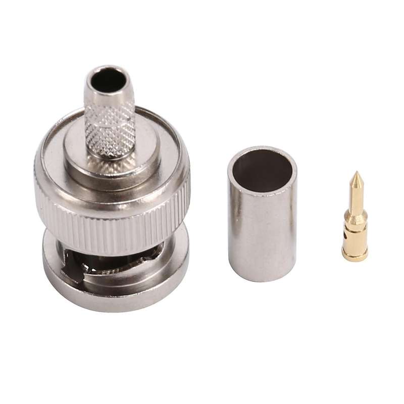 Rf Connector Bnc-j-3 Bnc-1.5 Male Head 50 Ohm Pure Copper
