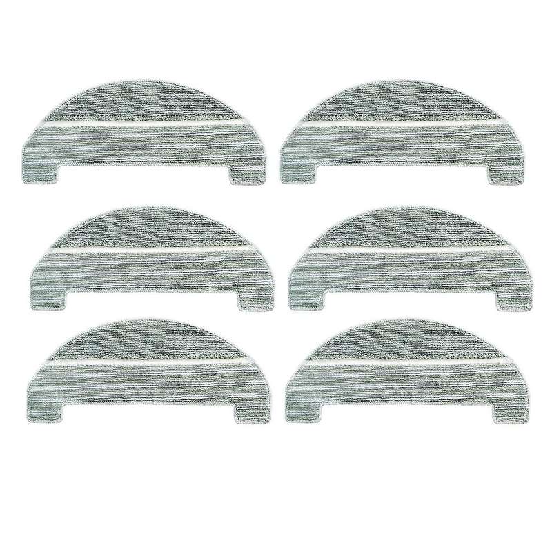 6pcs Mop Cloth Rag Replacement for Proscenic M8 Pro Robotic
