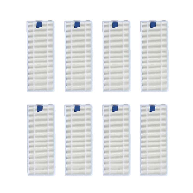 8-pack Hepa Filter Replacement Parts for 360 S6 Robot Vacuum Cleaner