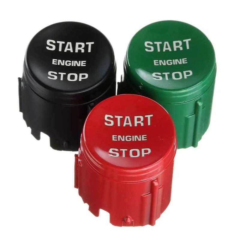 Stop Button Switch Push Button Cover for Land Rover Range Rover Black