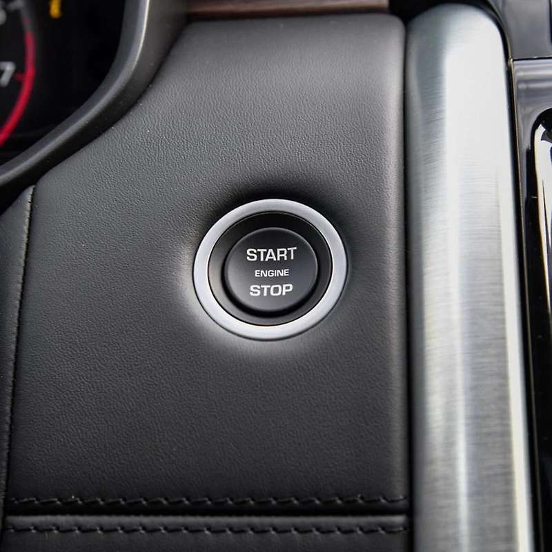 Stop Button Switch Push Button Cover for Land Rover Range Rover Black