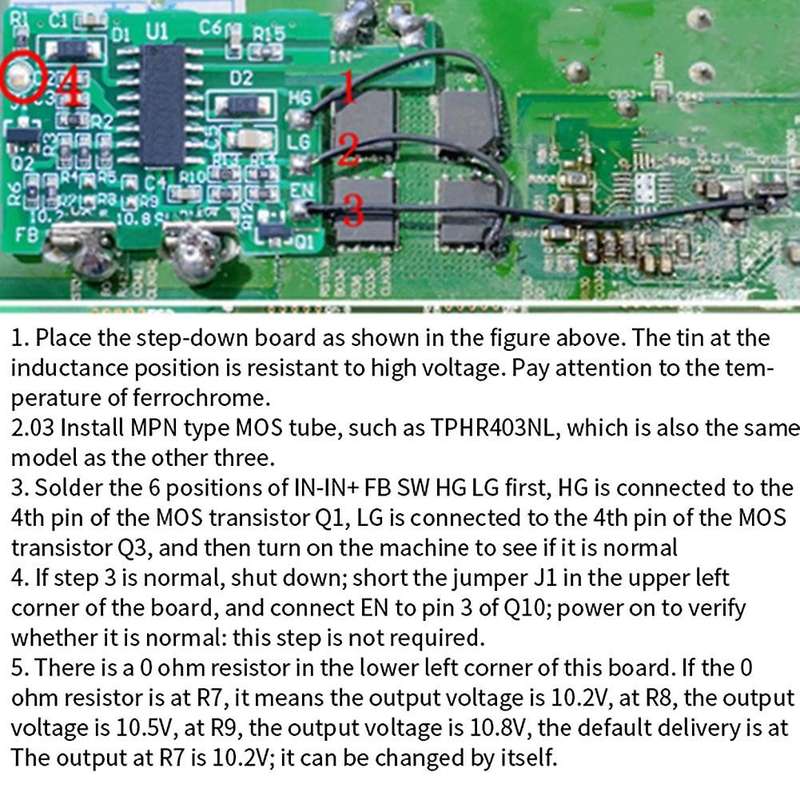 L3+ 10v Power Supply Step-down Small Board 10.2v Output Power Module