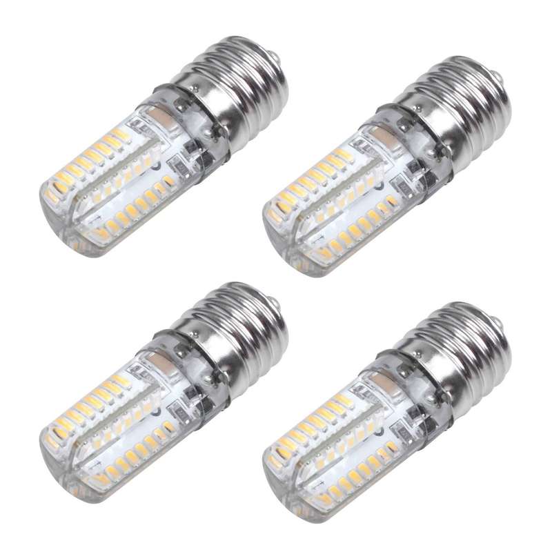 4x E17 5w 64 Led Lamp Bulb 3014 Smd Light Warm White Ac110v-220v
