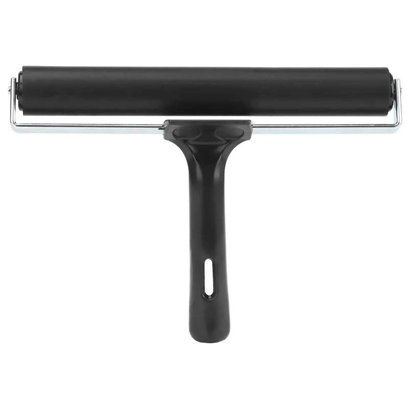 Rubber Roller Paste Roller Paint Roller Ink Tool, 8 Inch Roller