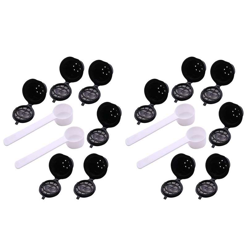 6 Pcs/pack Refillable Reusable Espresso Capsule for Nespresso