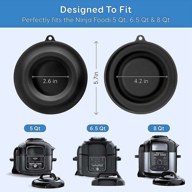 Lid Stand Silicone Lid Holder Accessory Compatible for Ninja Foodi