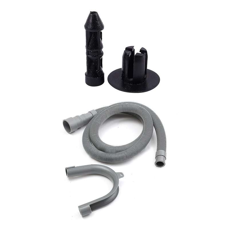 1.5m Dishwasher Drain Hose Extension Washing Pipe with Bracket Set