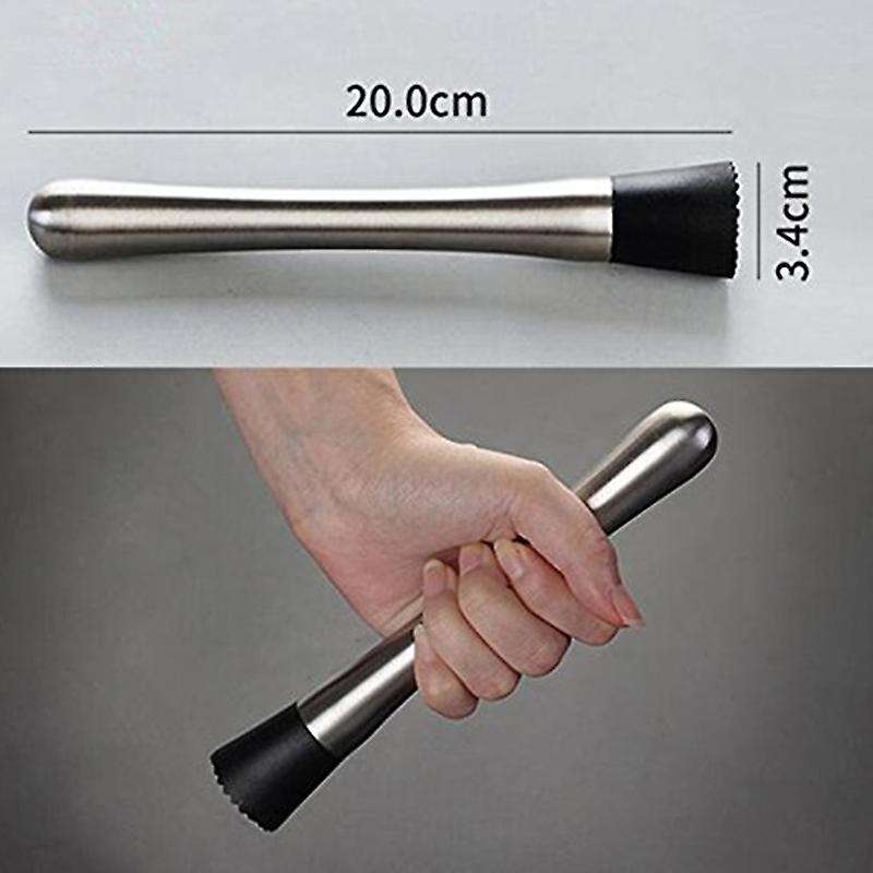 Stainless Steel Cocktail Muddler,for Bar Party Wine Cocktail Shaker