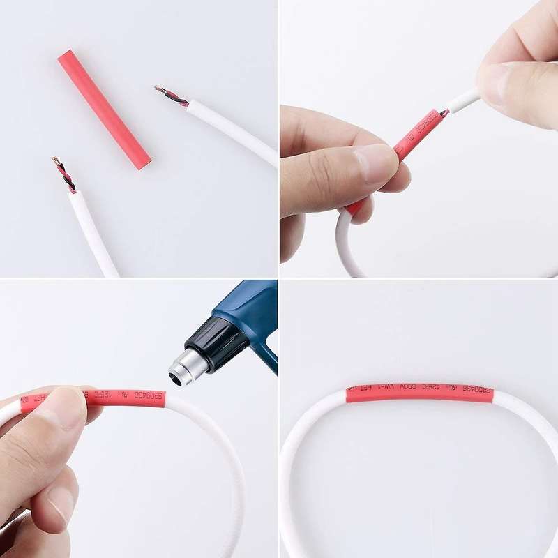 750 Pieces Heat Shrink Tubing,cable Insulated Sleeving Tubes,5 Colors