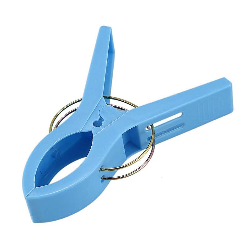 Pack Of 16 Large Bright Colour Plastic Beach Towel Pegs Clips