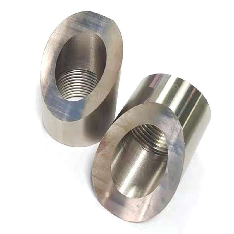 2 Pcs 45 Degree Curve Notched Nut Bung M18 X 1.5mm O2 Oxygen Sensor