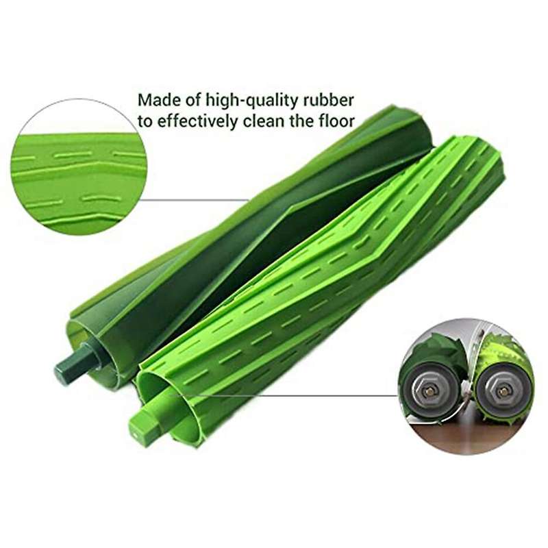 4pcs Replacement Brush Roller for Irobot Roomba I7/e5/e6/i3