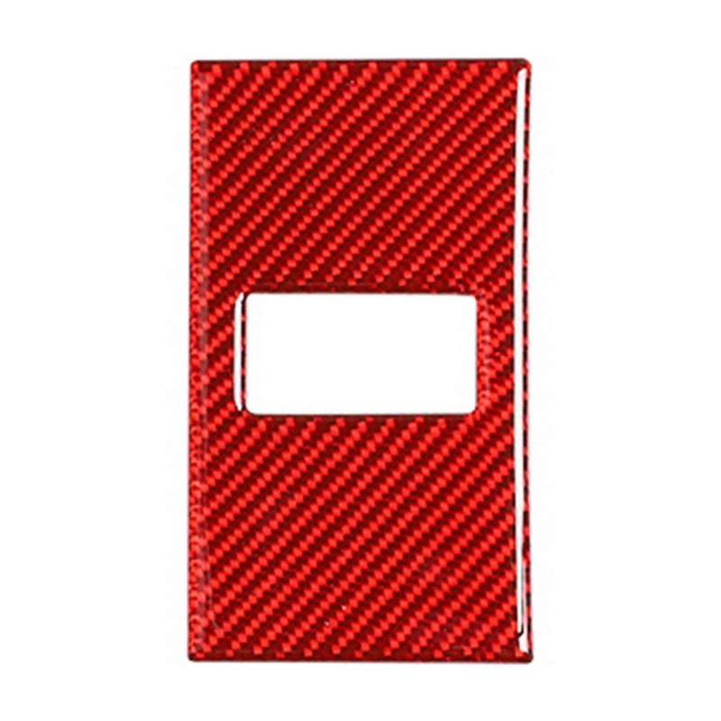 Car Red Rear Seat Adjust Button Frame Trim for Panamera 2010-2016