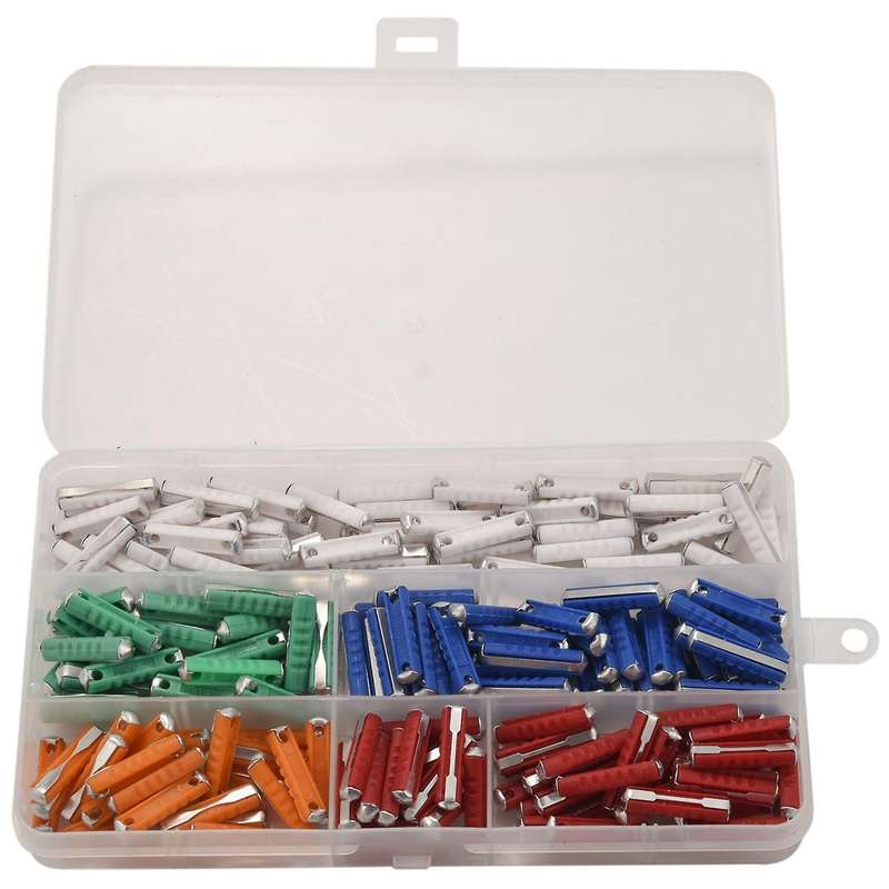 200pcs Continental Ceramic Torpedo Fuses Replacement Kit Box