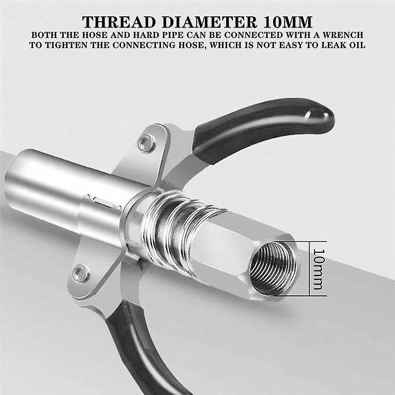 Grease Coupler without 30cm Hose Gear Grease Nozzle 10000psi