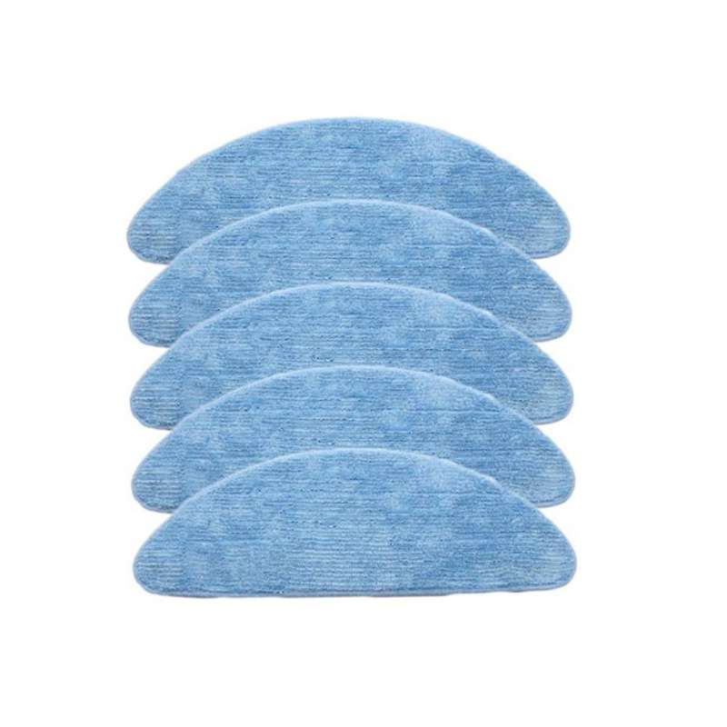 5-pack Mop Cloth Rags for Liectroux Zk901 Robotic Cleaner Spare Parts