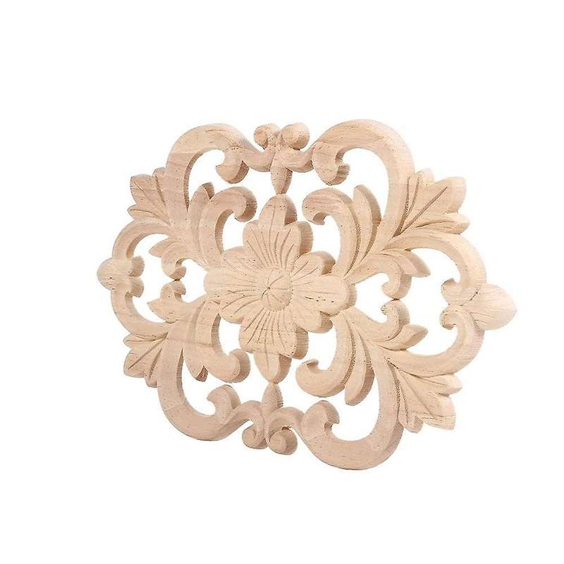 2 European Style Woodcarving Furniture Inlaid Decals Unpainted Frame