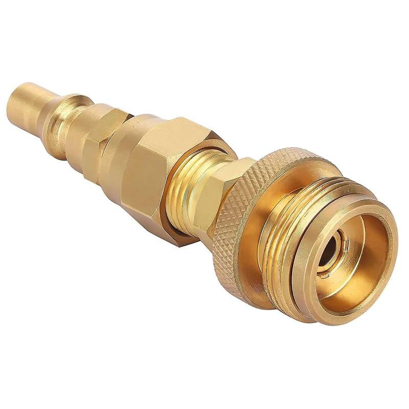 Propane Disposal Adapter with 1/4inch Quick Connect Disconnect Plug