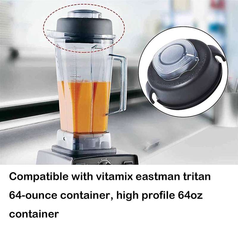 2-part Lid and Plug Fit for Vitamix 64-ounce (high Profile) Container