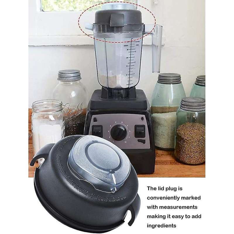 2-part Lid and Plug Fit for Vitamix 64-ounce (high Profile) Container