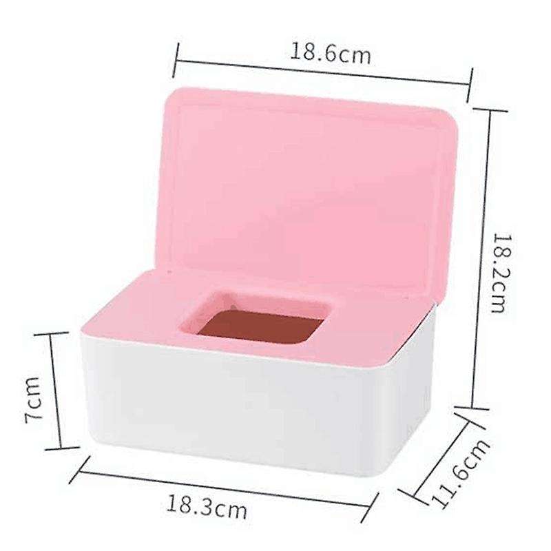 Pink Tissue Box Tissue Wipes Box Tray Wipes Dispenser Sealed Design