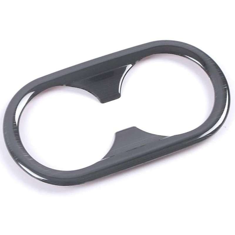 For Kia Holder Frame Cover Trim Stainless Steel Accessories, Black