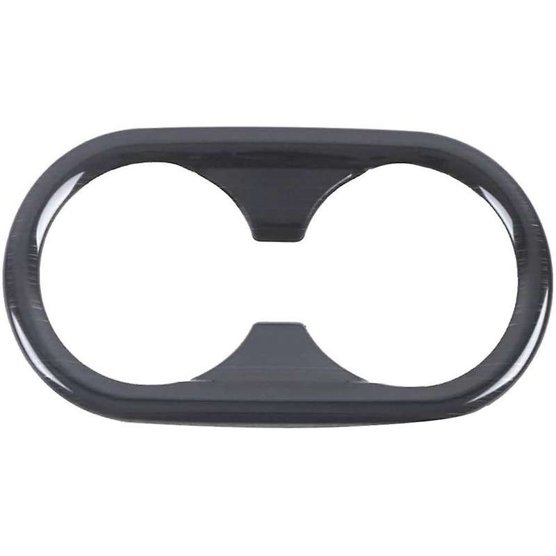 For Kia Holder Frame Cover Trim Stainless Steel Accessories, Black